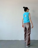 Blue Cut Out Back Vest #250428